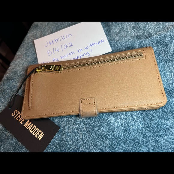 Steve Madden Ballen-G wallet color: saddle Brand New NWT - Picture 5 of 9